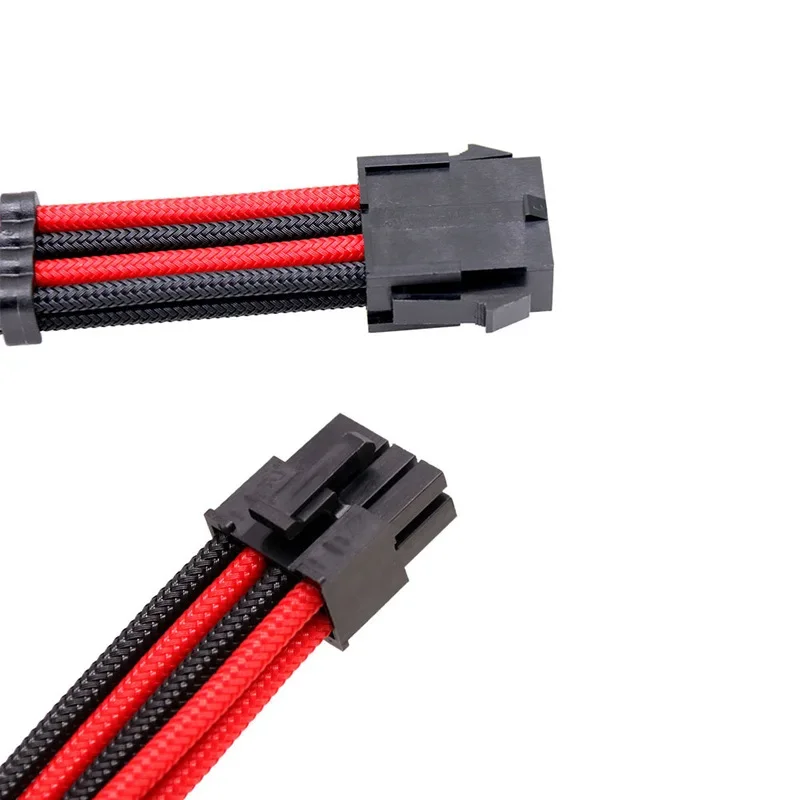 8-контактный Удлинительный кабель питания ATX Vga-кабель 6 + 2p для видеокарты черный и