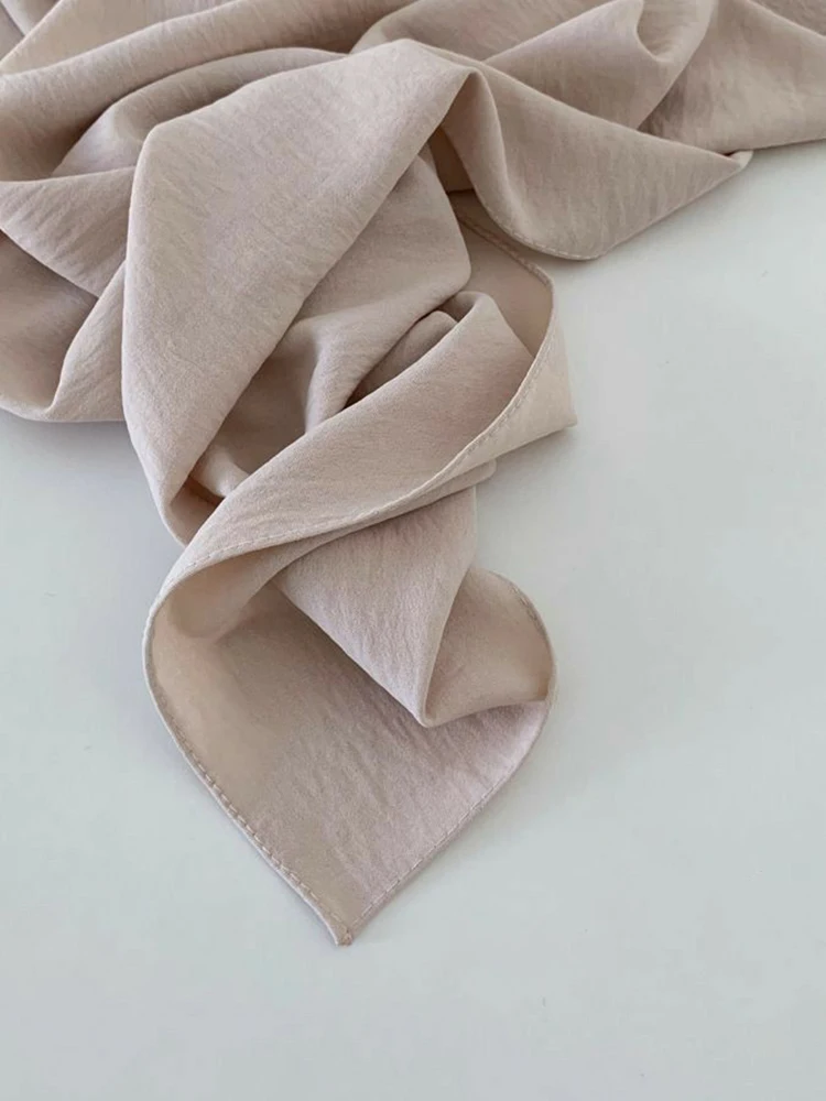 Бархатный Шелковый Шифоновый Шарф-хиджаб Премиум-класса Для Женщин Роскошная