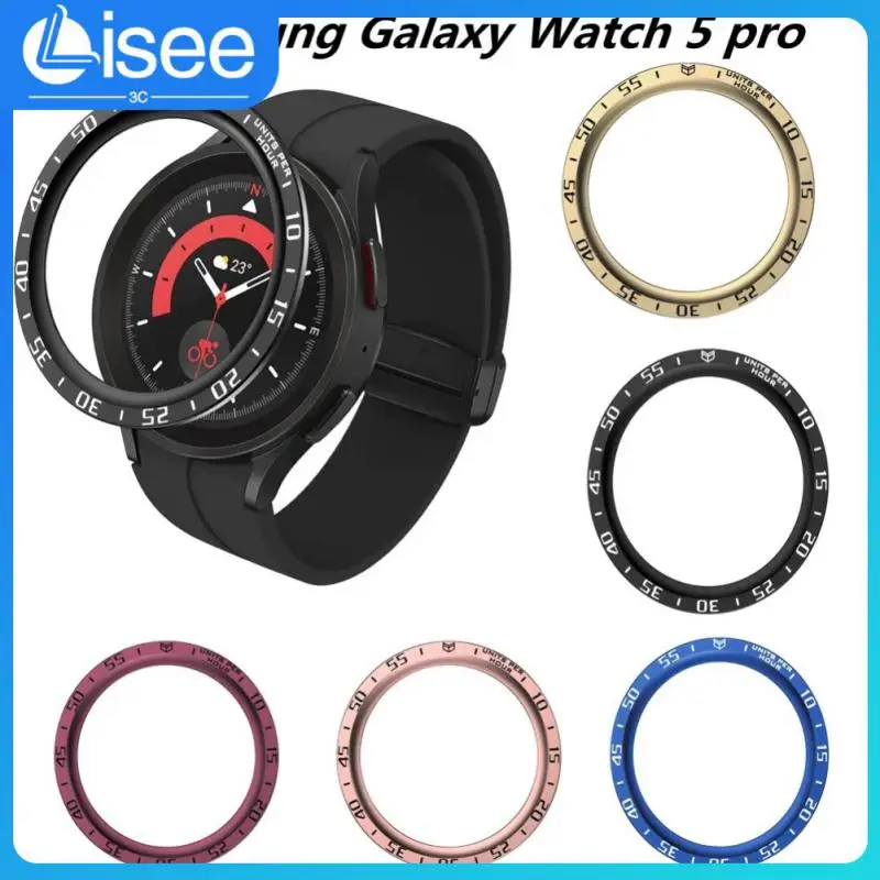 

Metal Ring Cover Ring Frame For Samsung Galaxy Watch 5 Samsung Galaxy Watch 5 Cover High-quality Stainless Steel Cover