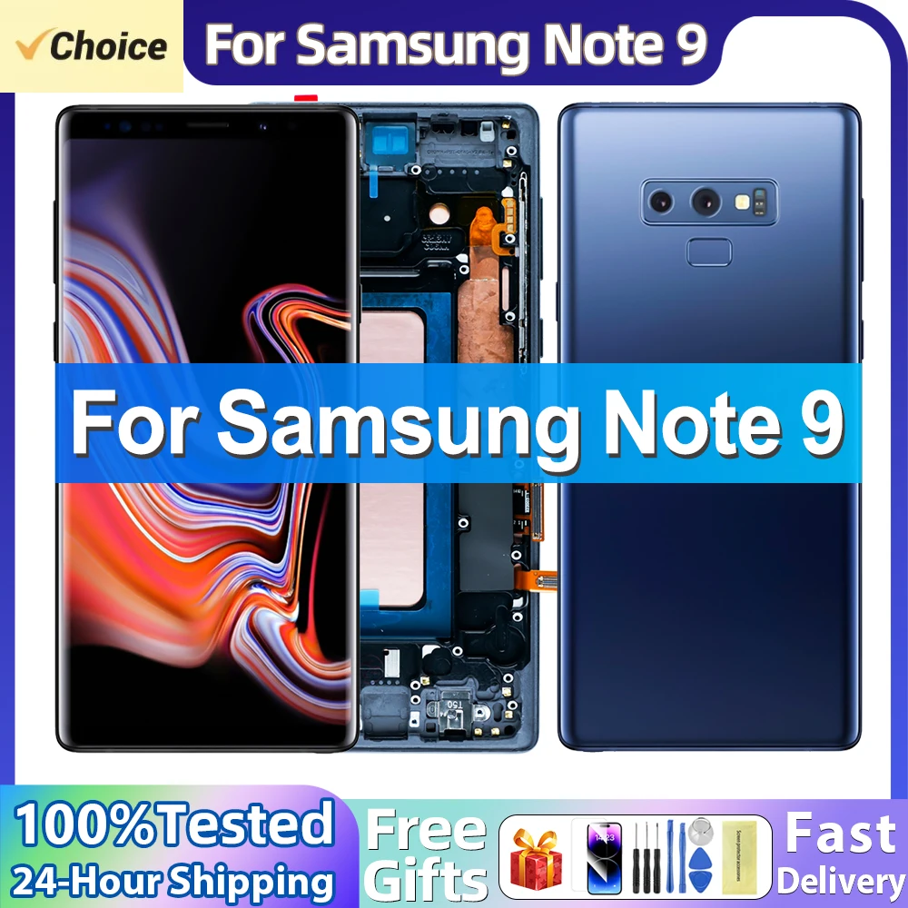 ЖК-дисплей 6 4 '➪ + для Samsung Galaxy Note 9 N960F N960DS сменный сенсорный экран с