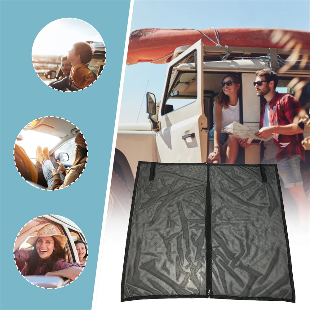 

Car Tailgate Sunshade Cover Anti-Mosquito Anti-Flying Insects Curtain Mesh Outdoor Camping UV Protection For SUV MPV Tail Door