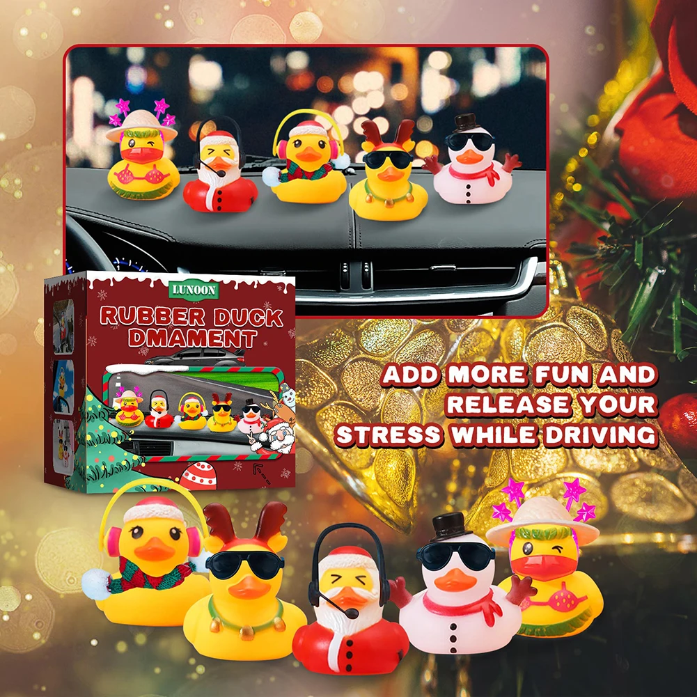 

Rubber Duck Bath Waterfloating Toy Smooth Home Decoration Portable Decorations Baby Toys Multipurpose for Children Party Gifts
