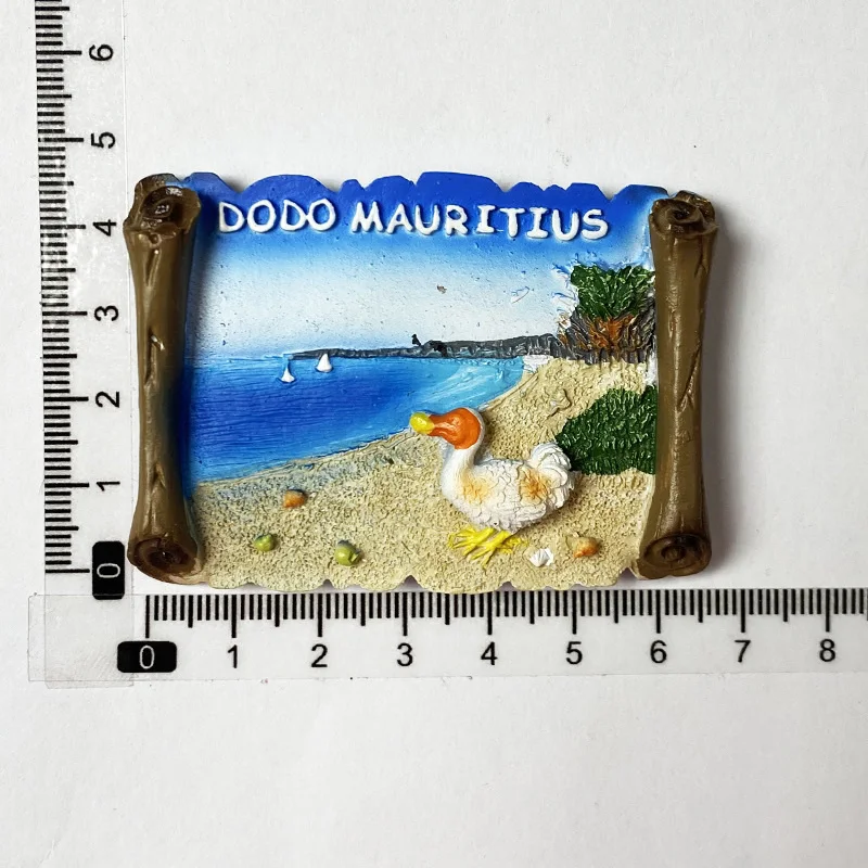 Сувенир для туризма Mauritius 3D коллекционный расписный подарок на память Dodo Bird