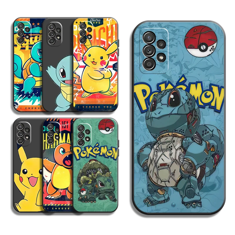 

Pokemon Pikachu Phone Cases For Samsung Galaxy S20 FE S20 Lite S8 Plus S9 Plus S10 S10E S10 Lite M11 M12 Funda Coque Soft TPU