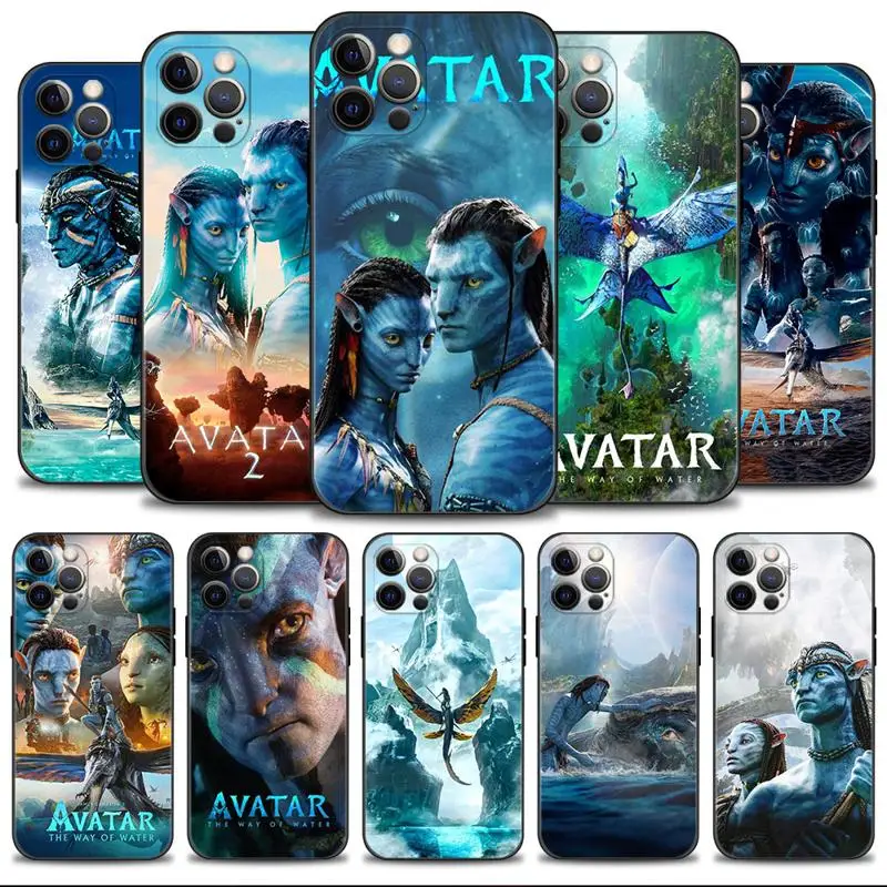 

Disney Avatar The Way of Water Movie Phone Shell For Apple iPhone 14 13 12 11 Pro Max 13 12 Mini XS Max XR X 7 8 6 6S Plus Case