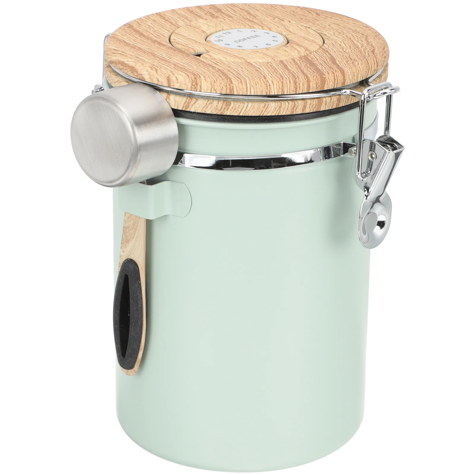 

Container Coffee Metal Storage Jars Tea Pantry Kitchen Mason Lid Seasoning Portable Jar Condiment Sealing Can Canister Steel