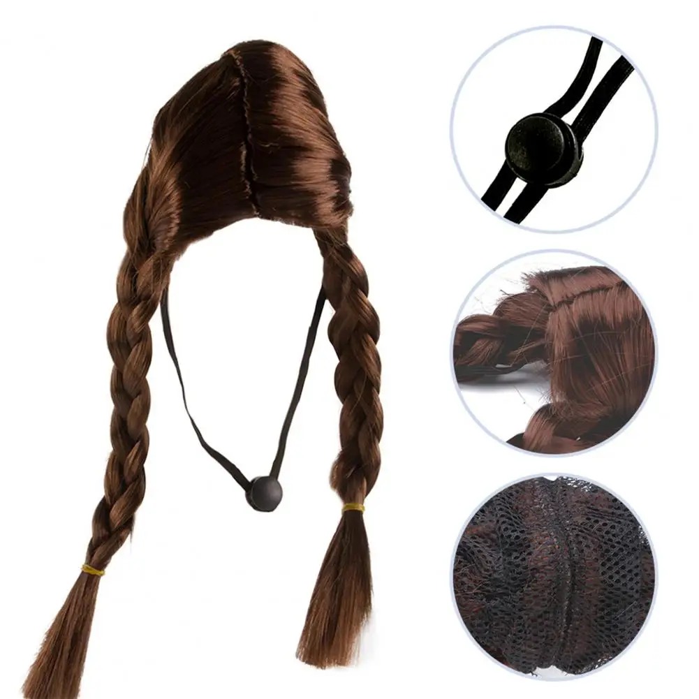 

Wig for Large Dogs Funny Dog Cosplay Wig for Halloween Parties Festivals Fits Dogs of Various Sizes Head Circumferences Dog Wig