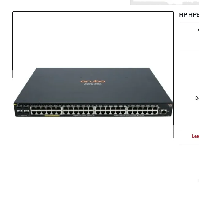 

JL262A 2930F 48G PoE+ 4SFP Network Switch