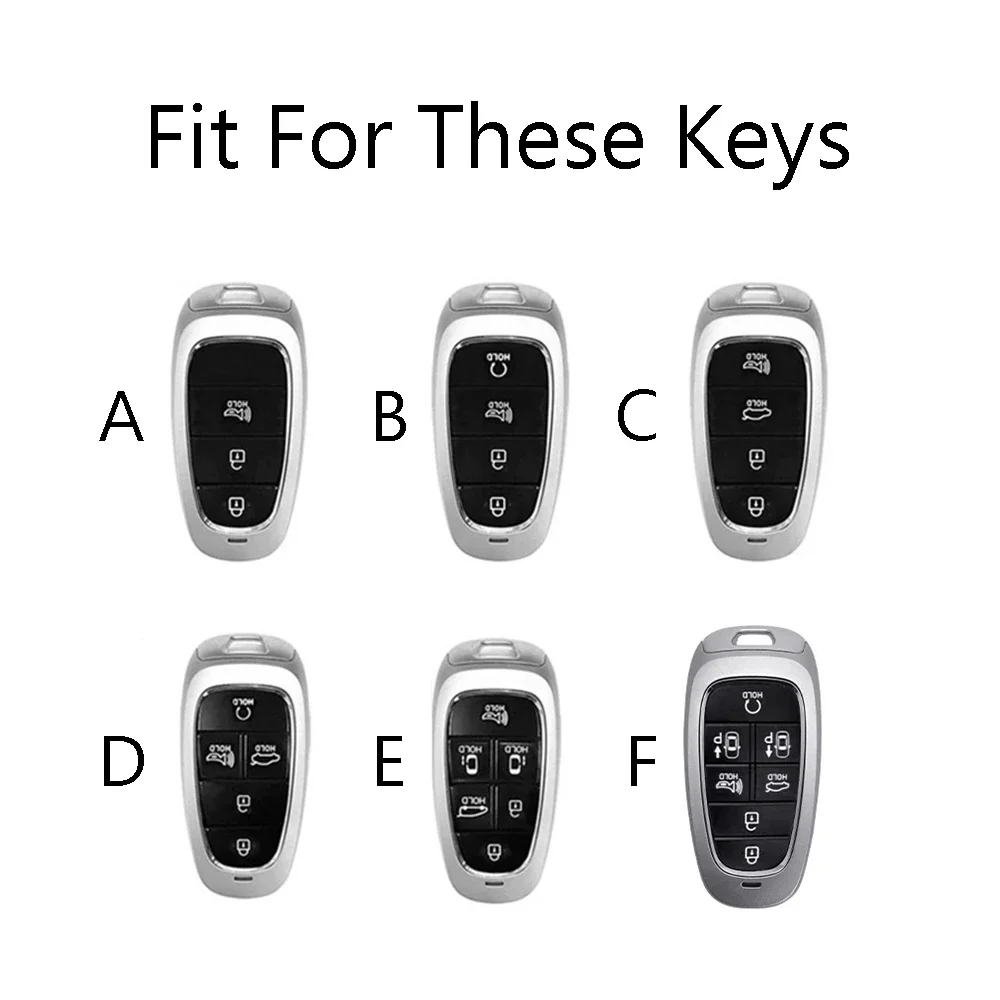 Чехол для автомобильного ключа из АБС-пластика углеродного волокна Hyundai Sonata Sel Ev 6