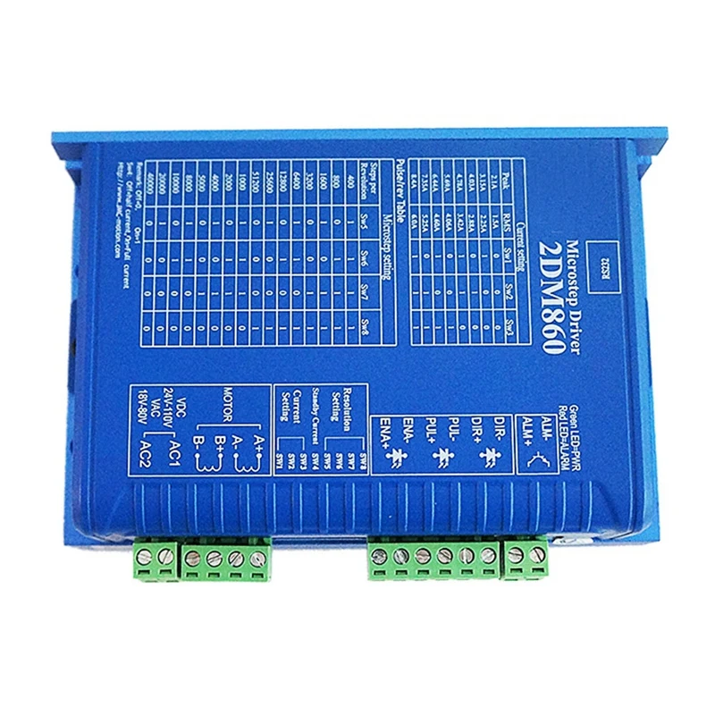 Драйвер двигателя 2DM860 цифровой шаговый драйвер 86 напряжение привода шагового