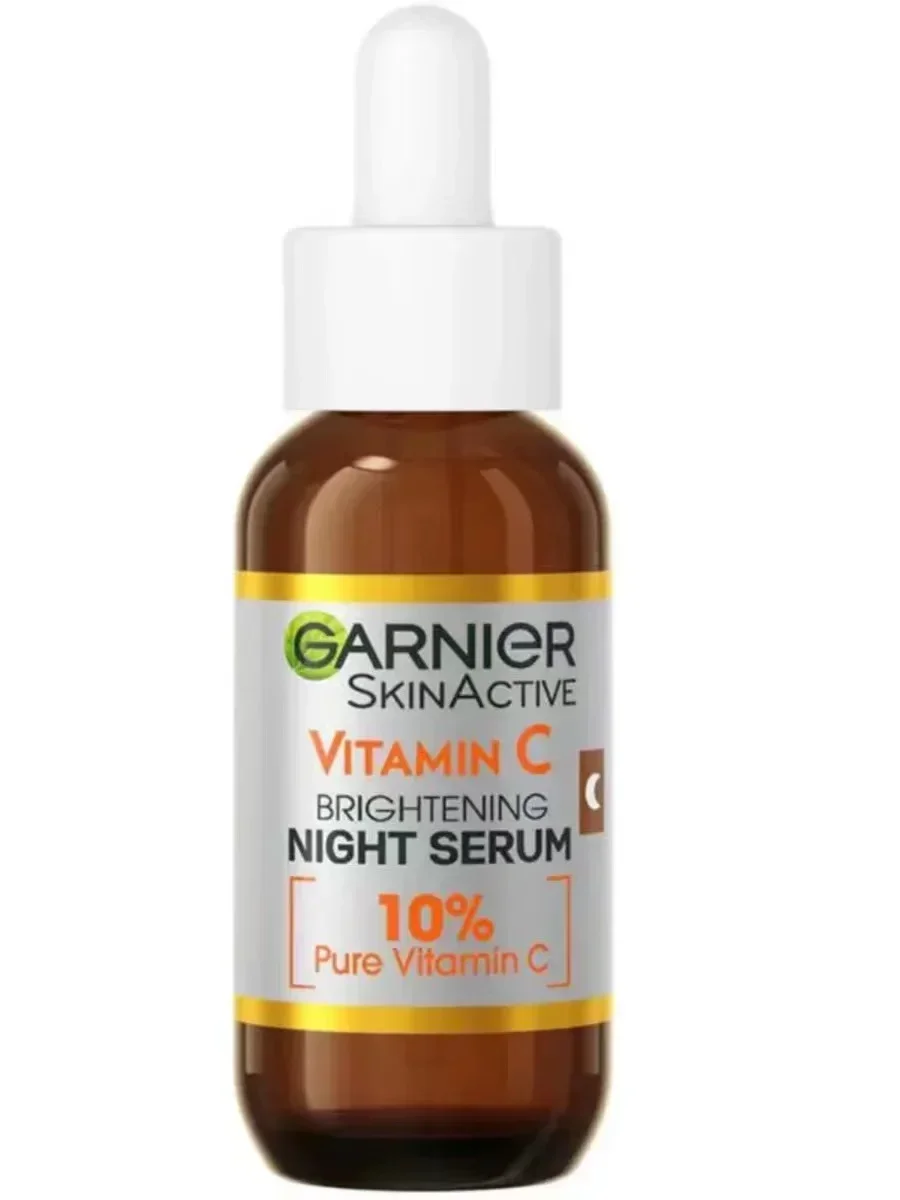 GARNIER 10% VC Осветляющая ночная эссенция 30 мл Сыворотка с витамином С Улучшение