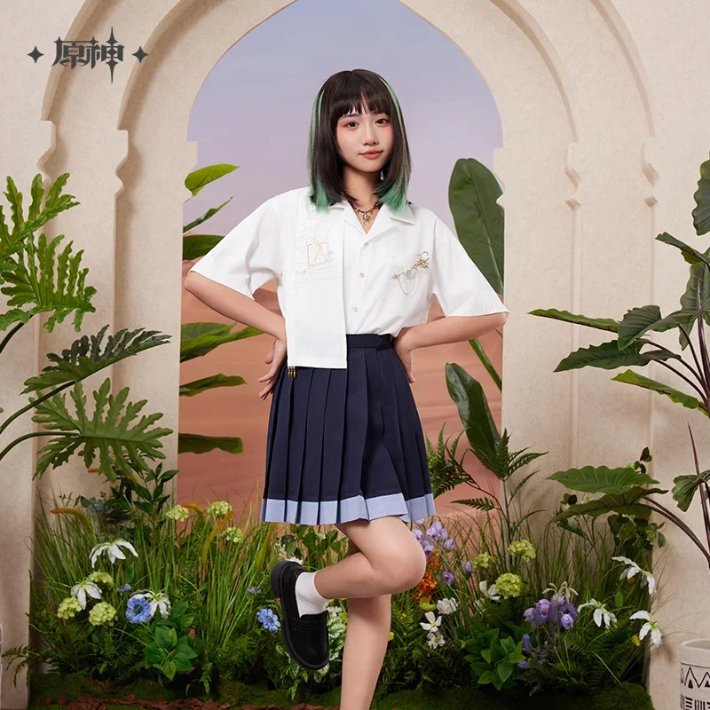 Presale GS Impact официальная рубашка с коротким рукавом из серии Merch Forest and Sand