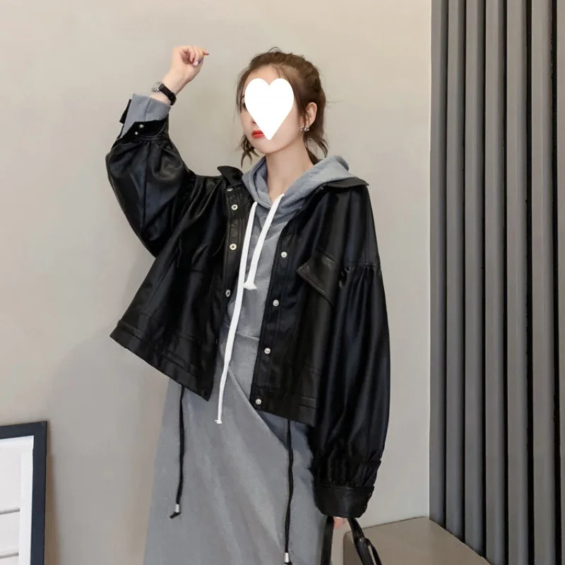 Рисунок 4 - Женская кожаная куртка свободного покроя