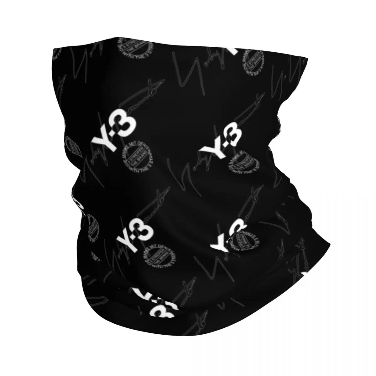 

Yohji Yamamoto Skullies Bandana Neck Warmer Women Men Winter Ski Tube Scarf Gaiter Face Cover
