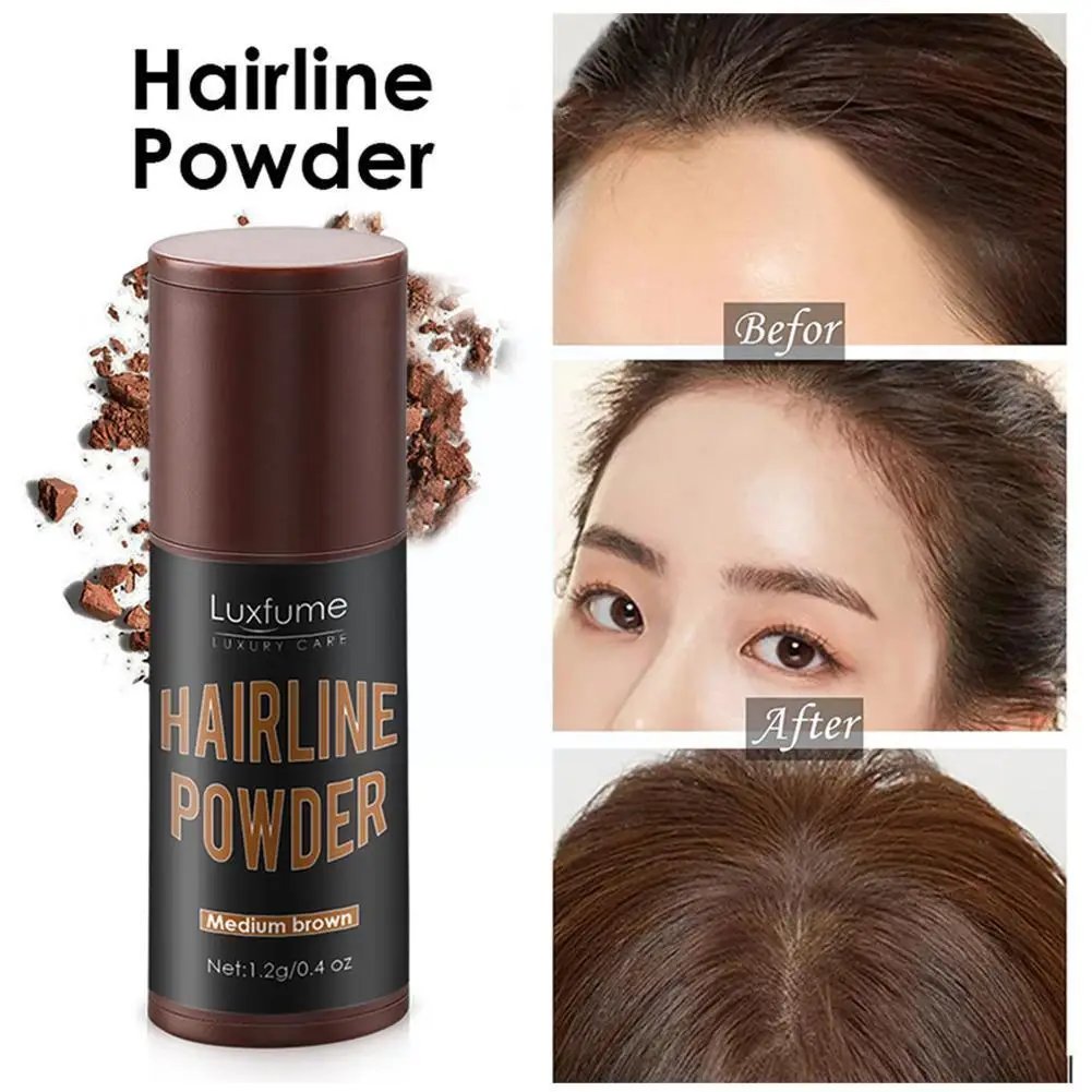 

Hairline Shadow Powder Hair Filling Repair Concealer Spon Forehead Trimming Stick Waterproof Powder Shadow Shading BaldHair M5U7