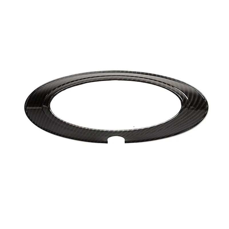 

Emblem Cover, Rear Trunk Logo Back Decoration Cover Trim for 2009-2014 (Carbon Fiber)