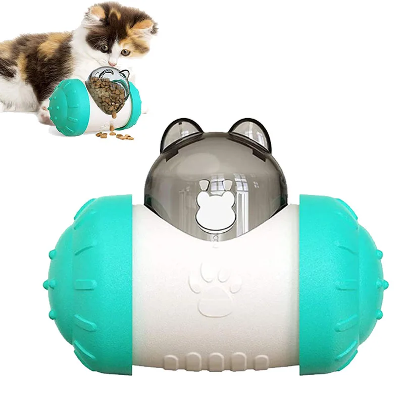 

Pet Tumbler Toy Dog Leaky Food Toy Interactive Dog Cat Toy Slow Feeder Treat Ball Toys Food Dispensing Ball Balance Swing Car