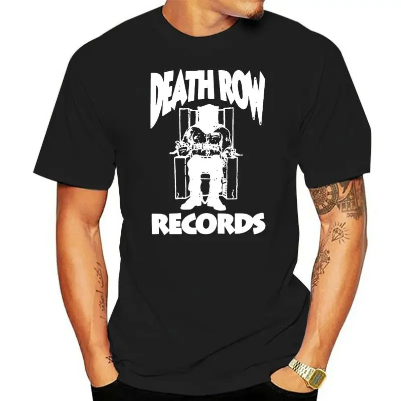 

Популярная музыкальная футболка с надписью Death Row отчеты, футболка для фанатов, праздничная футболка размера плюс