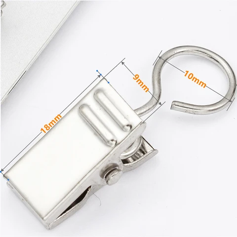 Зажимы для штор металлические 50 шт