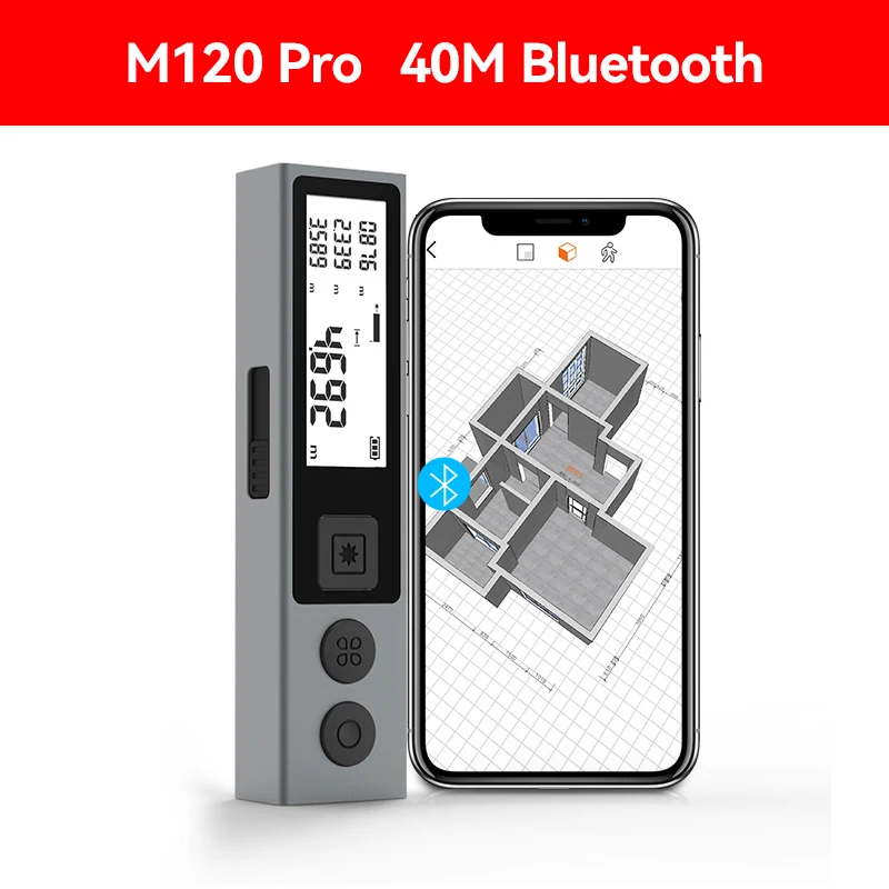 

Mileseey UZ M120 Pro лазерный дальномер