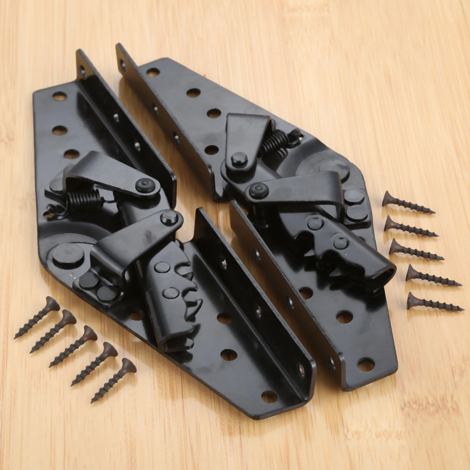 

2 шт./1 пара, регулируемый Железный 3-позиционный механизм для мебели, дивана, кровати