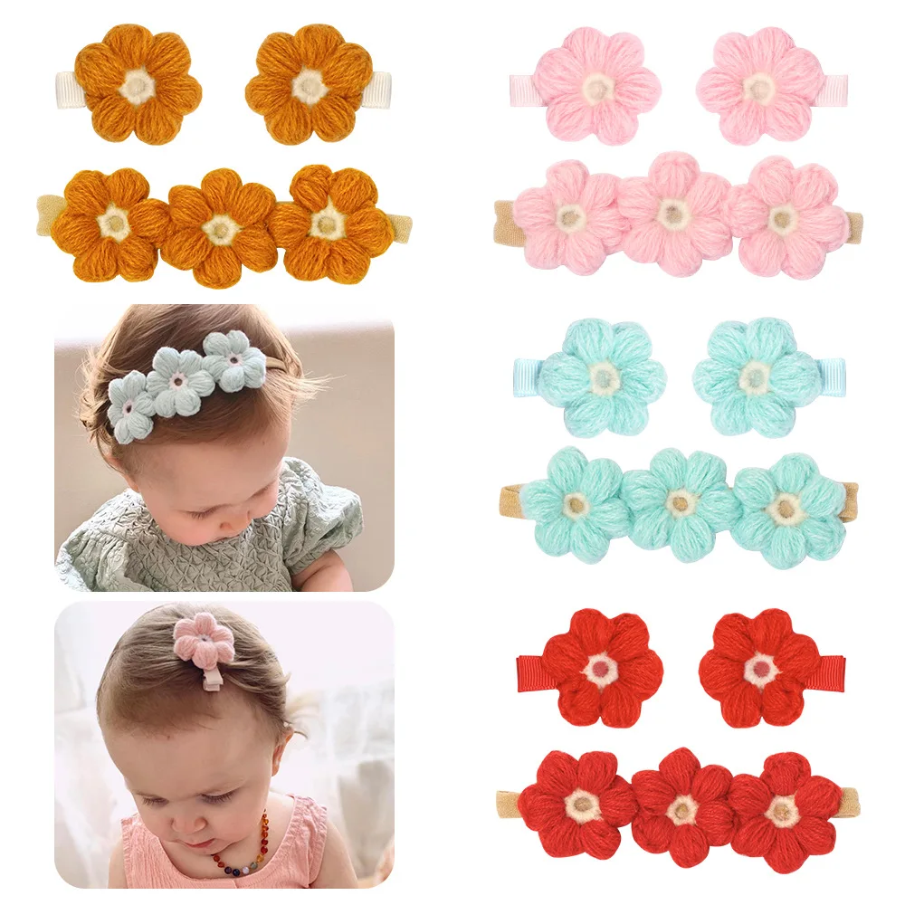 Высококачественные шерстяные детские бесшовные нейлоновые повязки на голову