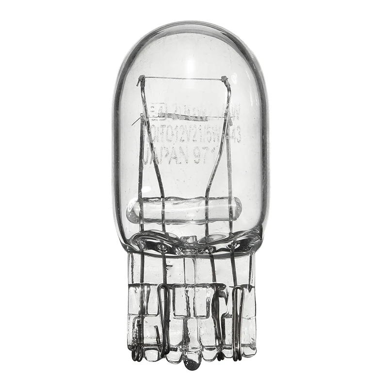 Галогенная лампа W21/5 Вт, 7443 к, 2 шт., T20, 7440, 3800, дневные ходовые огни из прозрачного стекла