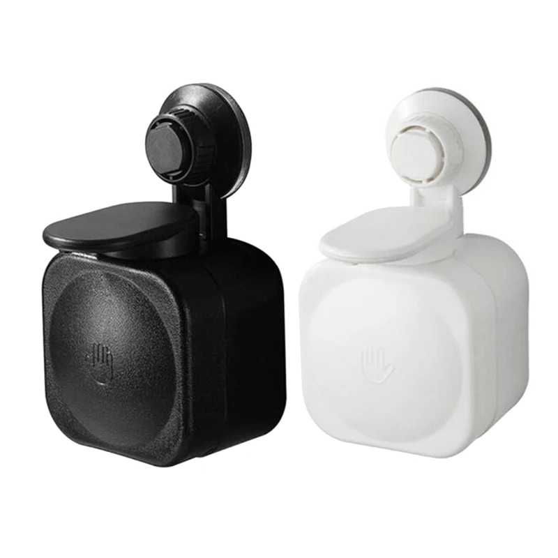 

Bathroom Seamless Manual Soap Dispenser With Suction Cup And Wall-Mounted Non-Perforated Soap Dispenser