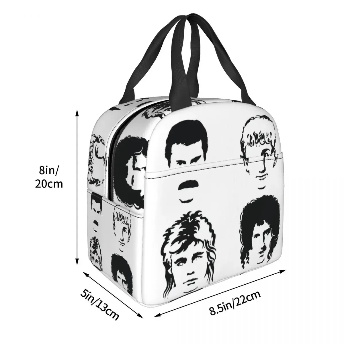 Изолированные сумки для ланча Queen Термосумка контейнер еды большая сумка-тоут с