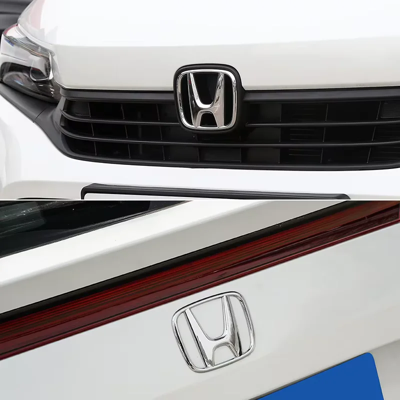 Фото 1 шт. 68-150 мм Декоративный аксессуар для Honda Civic 8-го, 9-го, 9.5-го поколений, эмблема-логотип из ABS-пластика для передней решетки и багажника №2