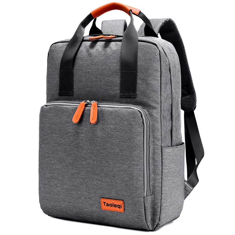 

AIWITHPM High Quality Oxford Canvas Men's Backpack Bag 14.1"Laptop Notebook bag Schoolbag Casual Rucksack Daypack
