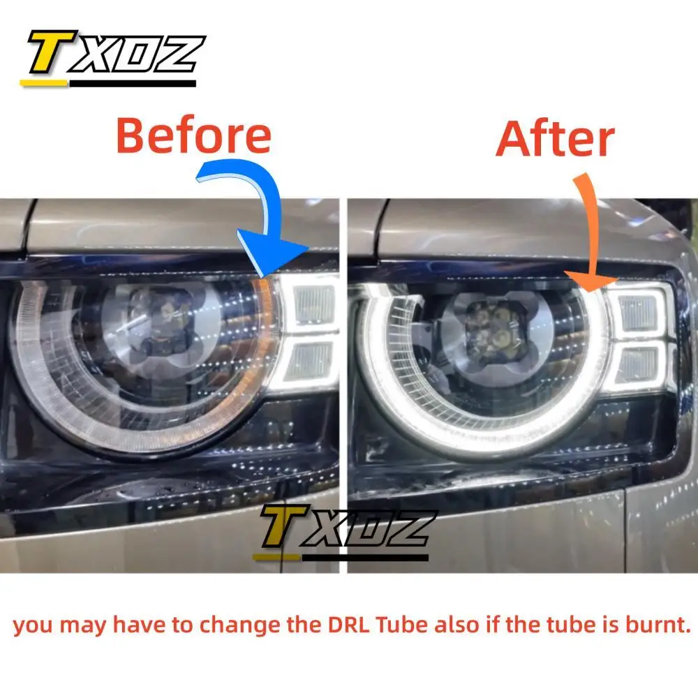 10X белые дневные ходовые фонари для 2020 2021 2022 Land Rover защитная фара огни 5120-1