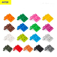 10pcs bricks compatible assembles particles 21712 44728 1x2 2x2 studs for building blocks parts diy educational technical parts