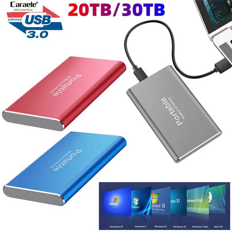 

Диск твердотельный накопитель Портативный USB 3,0, 30 to, 20 to, устройство для хранения для компьютера