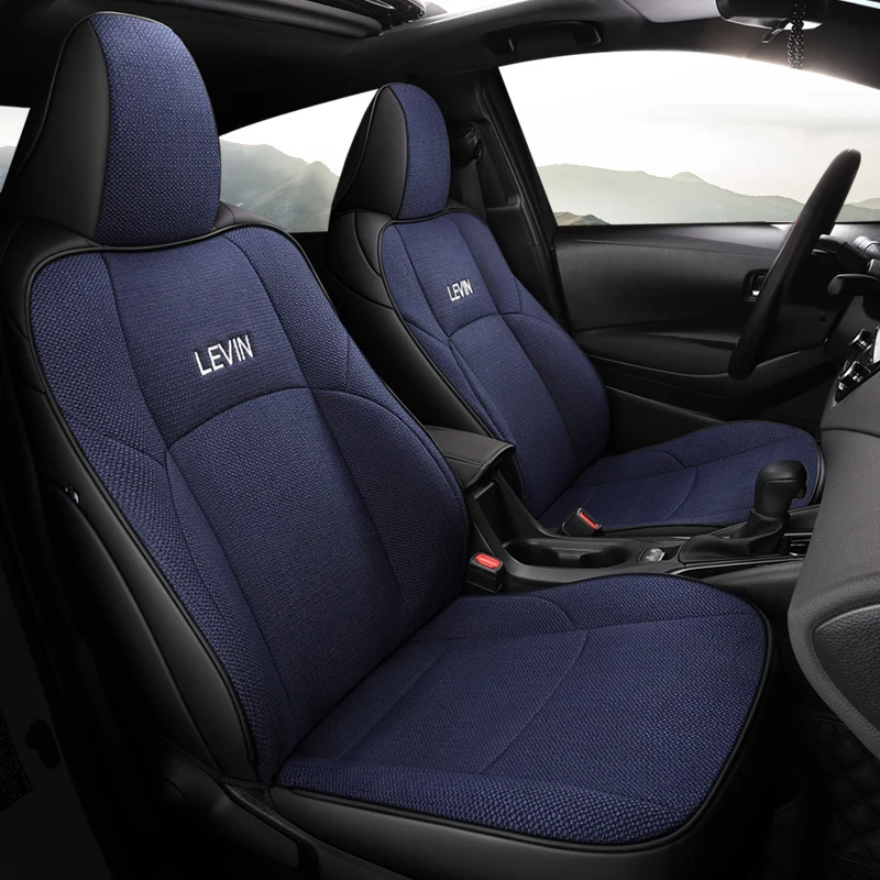 

Custom Fit Car Seat Covers For Toyota Select Corolla /Linen sedan -hatchback 2019 2020 2021 2022 Waterproof Leather Cushion 1set