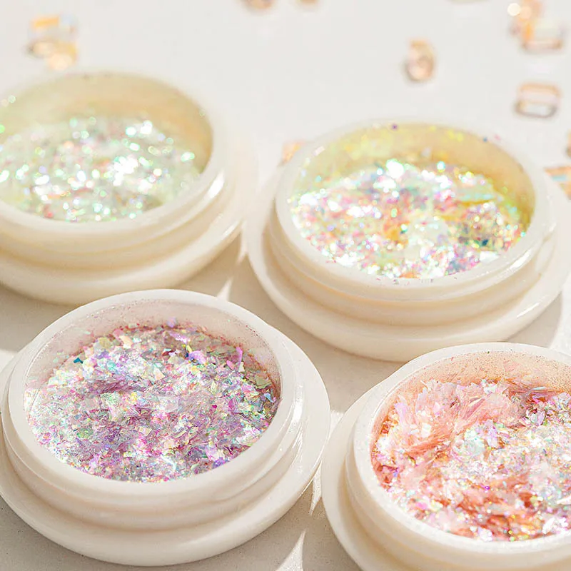 

4colors/set Nail Decoration Set Love Japanese styles Color Mixed Dot Love Sequins Fashion Manicure For Dropshipping