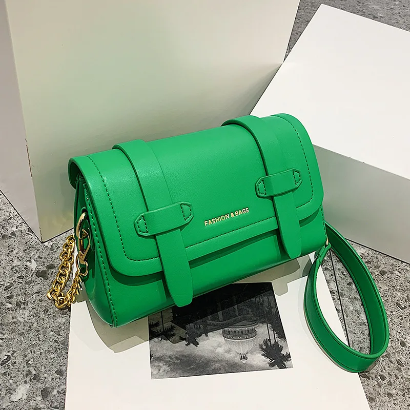 

Small Female Bag Solid Women's Bag 2022 Trend Chain Crossbody Bags for Women Pu Leather Brand Bolsas Luxury Designer Handbag