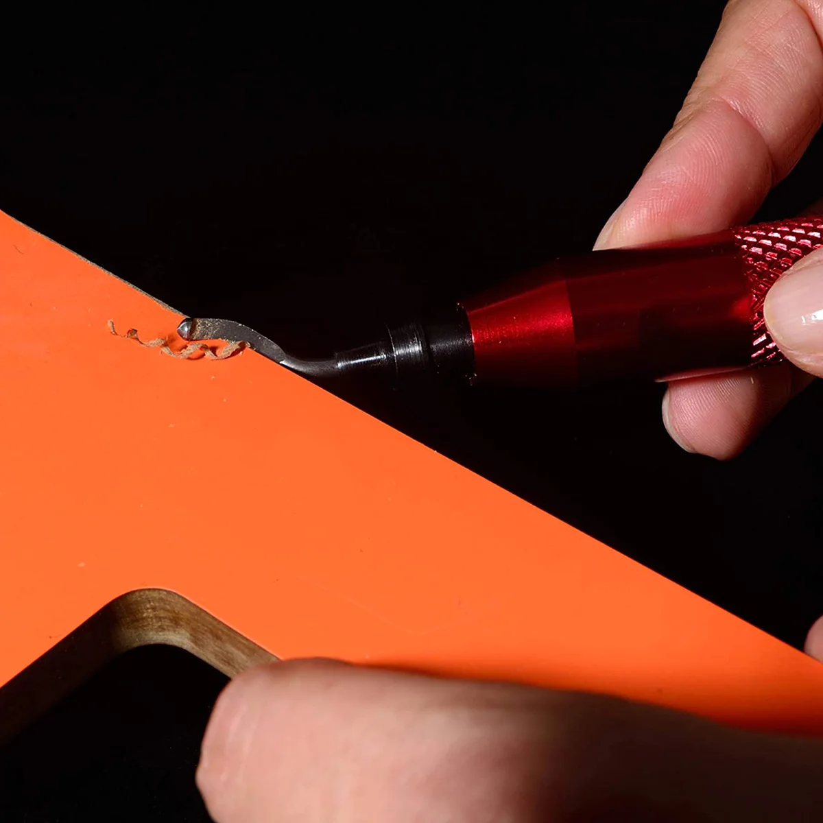 17Pcs Deburring Tool Set Handle Burr Metal Trimming Knife Router Bit Rotary Deburr Blades Remover Hand DeburRed for Work - купить по