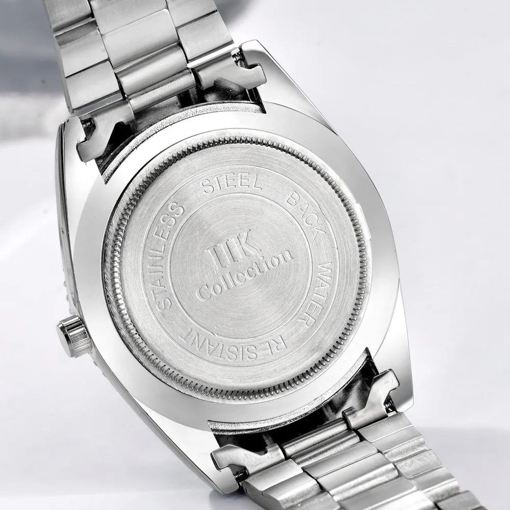 Дизайнерские мужские немеханические кварцевые часы IIK с календарем роскошные