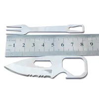 Вилка-Нож в кредитке для экстренных случаев#3