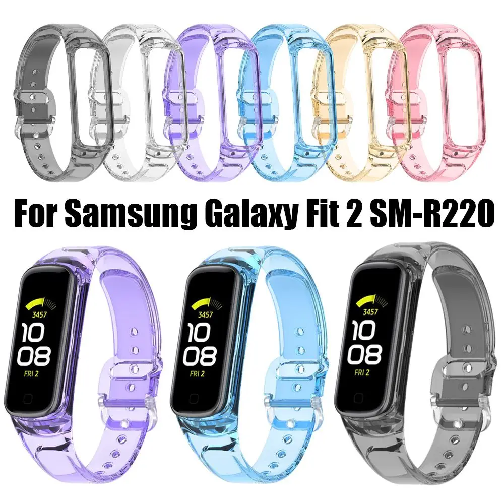 

Ремешок силиконовый спортивный для Samsung Galaxy Fit 2, сменный светящийся браслет для часов, Обесцвечивающий