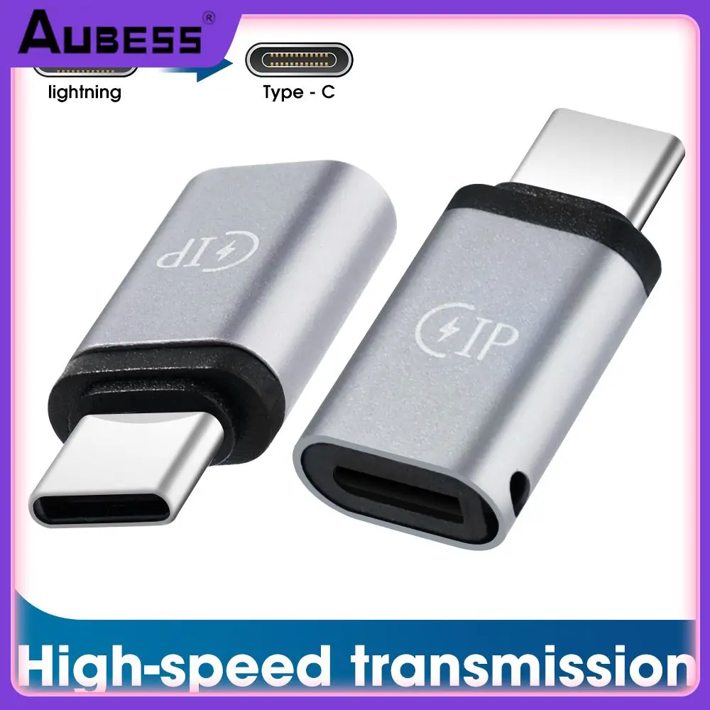 

Aluminum Alloy 5v2.1a Charging Mobile Phone Adapter For Iphone Lighting Public Conversion Type-c Parent Adapter Type C Adapter