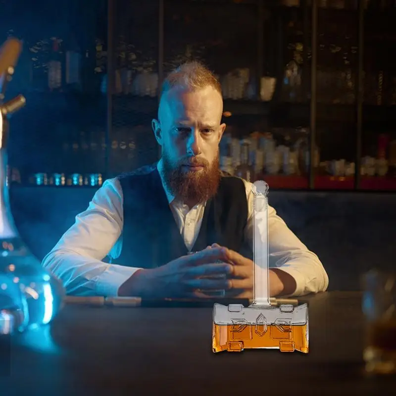 Графин для виски 400 мл молоток графин с герметичной пробкой 3D бутылка ликера