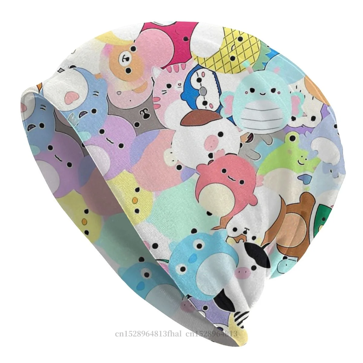 

Squishmallow Chaotic Frenzy уличная шапка Caps, милые Мультяшные Skullies лыжные шапочки Caps, хлопковые шляпы, головные уборы