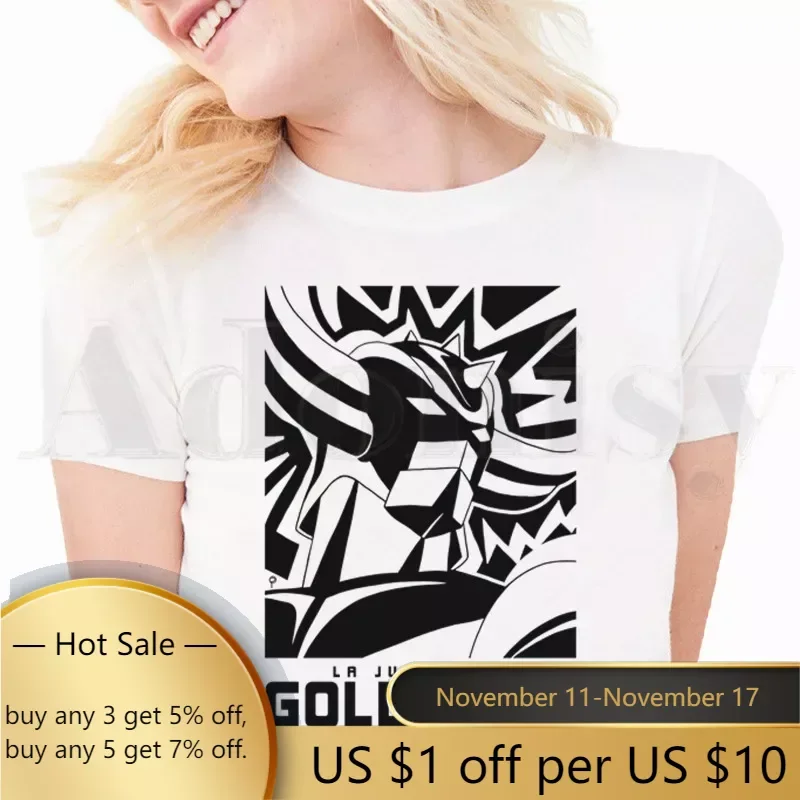 

Футболка женская с коротким рукавом, топ в японском стиле аниме-робот грандизер, винтажная рубашка в стиле Харадзюку