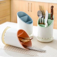 cutlery storage holder plastic drainer drain containers drying rack tableware table knife spoon fork container kitchen tool