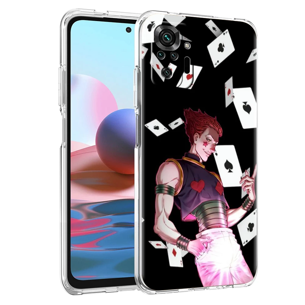 Hunter X Hunter 3 Transparent Phone Case for Redmi Note 11 11T 10S 8A 9A 9C 7 8 9 10 K40 4G Plus Pro 4G Soft Cover Shell Fundas