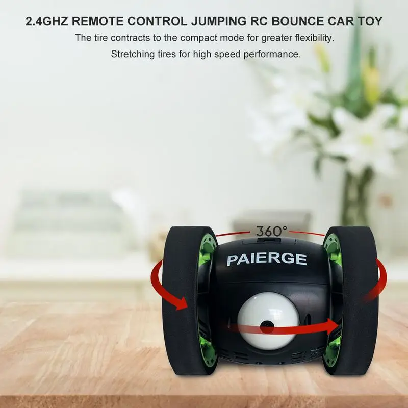 Model Jumping Rc Bounce Car Toy With High Speed Performance For Kids