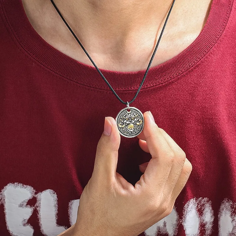 Рельефный Тибетский буддистский тотем талисман амулет медный металлический