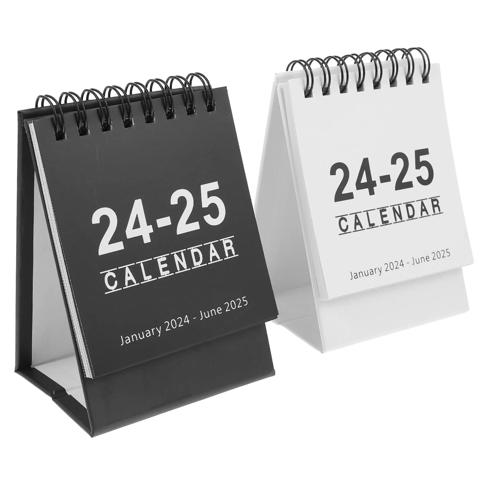 

2 Pcs Office Supplies Household Standing Calendar Desktop Decorative 2024 Weekly Calendars Monthly Memo